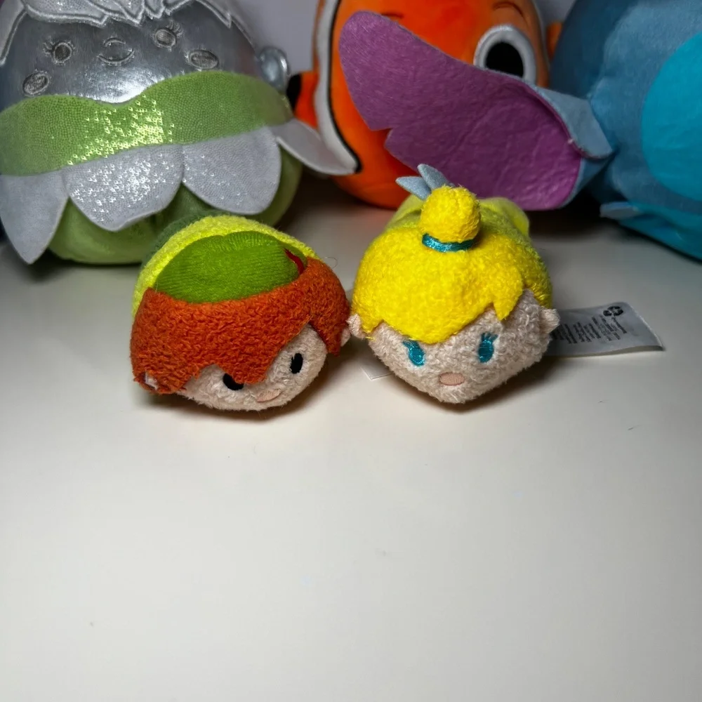 Lot of Assorted Disney Plush Tsum Squishmallow Stitch Tinkerbell Nemo Stuffies - Picture 2 of 6